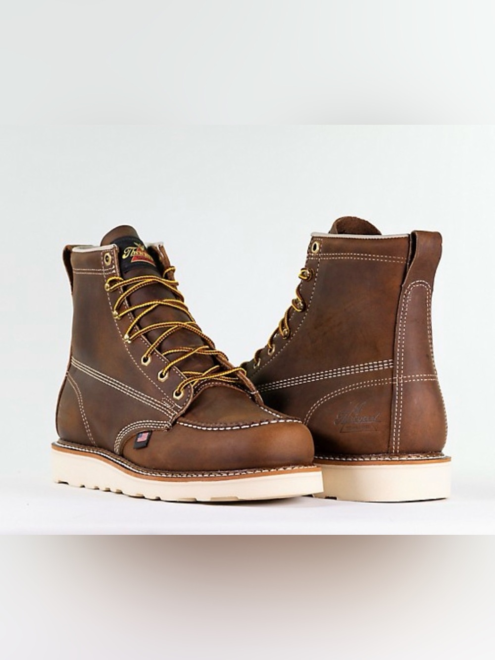 Men’s 11.5 2E Crazy Horse American Heritage Steel Toe SR Work Boots NEW